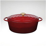 "Provence" Oval Dutch Oven, Burgundy, 13" dia., 7.4 qt.