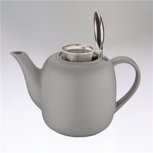 "London" Ceramic Teapot, Gray, 50 fl. oz.