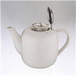 "London" Ceramic Teapot, White, 50 fl. oz.