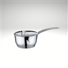 Image of the Kuchenprofi Mini Saucepan with Clad Bottom, induction ready. Image of the saucepan that comes in multiple sizes being used to cook sauce.