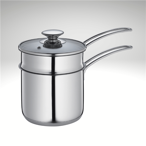 Frieling Mini Double Boiler with Glass Lid - 1.6 qt