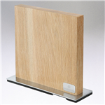 Magnetic Knife Block, Oak Wood, 11" x 3.5"