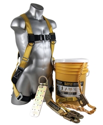 Bucket of Safe-Tie | Bucket of Safety Fall Protection Roofers kit