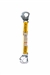 Guardian Non-Shock Absorbing Lanyard, Single Leg / Steel Snap Hook - 4' | 01260