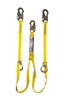 Double Leg Tie-back Lanyard with adjustable D-Ring | Guardian 01291