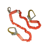 Double Shock Lanyard (Stretch) w/ Aluminum Rebar Hooks