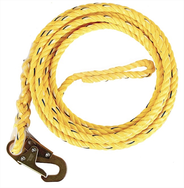 Vertical Lifeline Rope with snap hook, Rope Lanyard