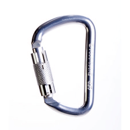 Aluminum Locking Carabiner | Fall Protection Equipment | Harness Land