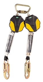 MSA 6' Workman Mini Personal Fall Limiter, Twin Leg, 36C Snaphook, ANSI