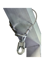 Guardian Galvanized Cable Choker Anchor with 3" O-Ring & Snap Hook Ends - 3' | 10420