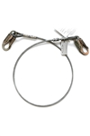 Galvanized Cable Choker Anchor with Snap Hook Ends - 6'
