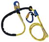 Pole Climber's Adjustable Rope Positioning Lanyard with Snap Hook
