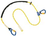 Pole Climber's Adjustable Rope Positioning Lanyard with Aluminum Carabiner | 1234080