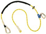 DBI-SALA Pole Climber's Adjustable Rope Positioning Lanyard with Steel Carabiner | 1234081