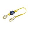 Shock Absorbing Lanyard with Snap Hooks- 3 Ft.
