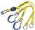 EZ-Stop Tie-Back 100% Tie-Off Shock Absorbing Lanyard with D-rings | 1246071