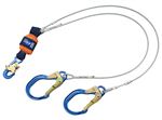 EZ-Stop Leading Edge 100% Tie-Off Cable Shock Absorbing Lanyard with Snap Hook | 1246178