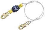 EZ-Stop Cable Shock Absorbing Lanyard with Snap Hook at Each End | 1246188