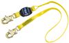 Shock Absorbing Lanyard with Snap Hooks at Ends
