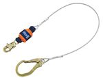 EZ-Stop Leading Edge Cable Shock Absorbing Lanyard with Steel Rebar Hook | 1246261