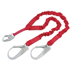 Protecta PRO-Stretch Double Lanyard w/ Rebar Hooks - 6 foot | Protecta 1340161