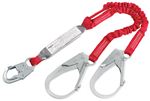 PRO Pack Elastic 100% Tie-Off Shock Absorbing Lanyard with Snap Hook/Steel Rebar Hook | 1342125