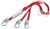 PRO Pack Tie-Back 100% Tie-Off Shock Absorbing Lanyard with D-ring | 1342200