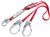 PRO Pack Adjustable 100% Tie-Off Shock Absorbing Lanyard with Steel Rebar Hook | 1342275