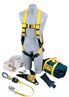 Roofer's Fall Protection Kit - Heavy-Duty Anchor