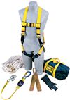 Roofer's Fall Protection Kit - Hinged Anchor