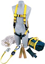 DBI-SALA Roofer's Fall Protection Kit - Hinged Anchor | 2104169