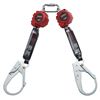 Twin-Leg Self Retracting Lifeline with Steel Rebar Hooks - Web - 6 ft. (1.8 m)