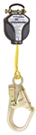 Quick Connect Self Retracting Lifeline with Steel Rebar Hook- Web - 8ft