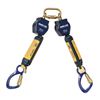 Twin-Leg Quick Connect Self Retracting Lifeline with Aluminum Carabiners - Web
