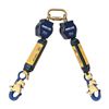 Twin-Leg Quick Connect Self Retracting Lifeline with Aluminum Snap Hooks - Web