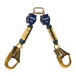 Nano-Lok Twin-Leg Quick Connect Self Retracting Lifeline with Aluminum Rebar Hooks - Web | 3101273