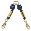 Twin-Leg Quick Connect Self Retracting Lifeline with Swiveling Snap Hooks - Web