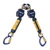 Twin-Leg Quick Connect Self Retracting Lifeline with Aluminum Self Locking Carabiners - Web