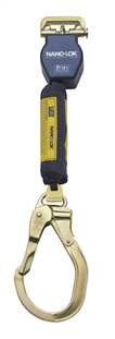 Nano-Lok Quick Connect Self Retracting Lifeline with Steel Locking Rebar Hook - Web | 3101344