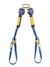 Tie-Back Twin-Leg Quick Connect Self Retracting Lifeline - Web - 9 ft.