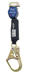 Quick Connect Self Retracting Lifeline with Steel Rebar Hook - For Hot Works Use