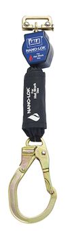 Quick Connect Self Retracting Lifeline with Steel Rebar Lock Hook - For Hot Works