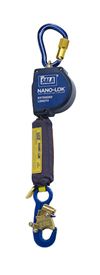 Extended Length Self Retracting Lifeline with Anchor Hook/Aluminum Carabiner & Snap Hook - Web