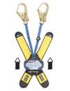 Twin-Leg Quick Connect Self Retracting Lifeline with steel rebar hooks - Web - 6 ft.
