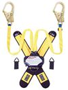 Twin-Leg Tie-Back Quick Connect Self Retracting Lifeline with Steel Rebar Hooks - Web - 7.5 ft.