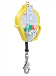RSQ Self Retracting Lifeline with Stainless Steel Cable and Stainless Steel Swivel Hook - Cable