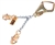 DBI-Sala Chain Rebar/Positioning Lanyard with Swiveling Saflok Max Steel Rebar Hook | 5920059