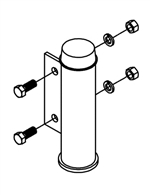 Lad-Saf Top Bracket for Steel Pole with Energy Absorber | 6116261