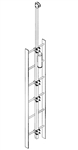 Lad-Safâ„¢ Grab Bar Extension Top Bracket for Fixed Ladder
Model: 6116336