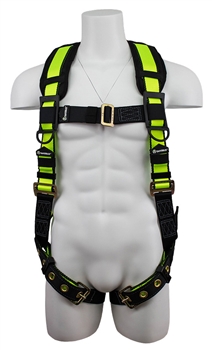 Pro No Tangle Harness with back d-ring and grommet legs - SafeWaze FS185